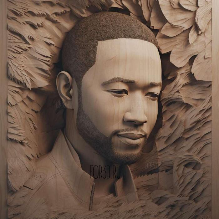 John Legend 3 stl model for CNC